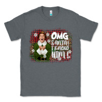 Charcoal Heather the elf omg santa Classic Tee - CowGirlArtShop