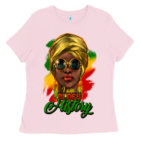 Bubblegum Pink I am Black History Ladies Tee - HowdyJamesFarm