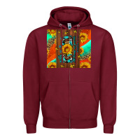 Burgundy with god all things are possible Zipper Hoodie - AdoDesignShop