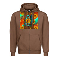 Chestnut with god all things are possible Zipper Hoodie - AdoDesignShop