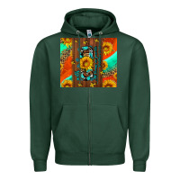Sports Green with god all things are possible Zipper Hoodie - AdoDesignShop