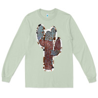 Matcha Cowhide Old Cactus Long Sleeve Tee - RanaPortraitStore