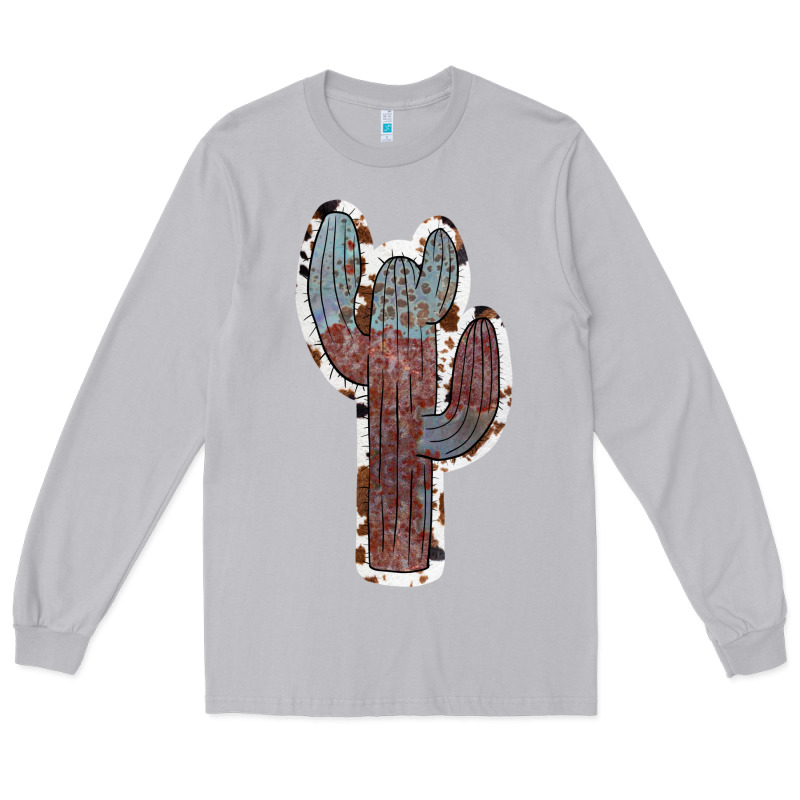 Cowhide Old Cactus Long Sleeve Tee by RanaPortraitStore | Teevron