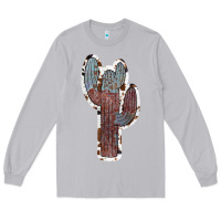 Moon Dust Cowhide Old Cactus Long Sleeve Tee - RanaPortraitStore