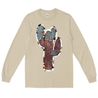 Mushroom Cowhide Old Cactus Long Sleeve Tee - RanaPortraitStore