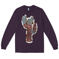 Plum Cowhide Old Cactus Long Sleeve Tee - RanaPortraitStore