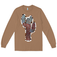 Toasted Coconut Cowhide Old Cactus Long Sleeve Tee - RanaPortraitStore