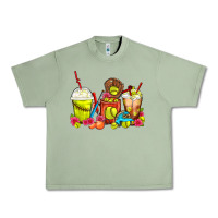 Oil Green Softball Coffee Cups Urban Heavy Tee - FaDigitalArtStudio