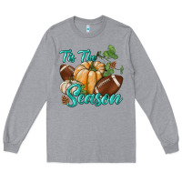 Heather Grey tis the season Long Sleeve Tee - BundleAndBundleShop
