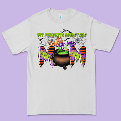 My Favorite Monsters Calls Me Mom Premium Tee Designed By Cowgirlartshop