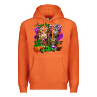 Carrot spooky halloween cows Premium Hoodie - LillyAllenDesigns