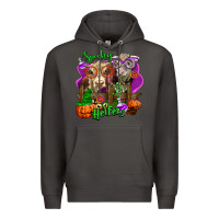 Smoke spooky halloween cows Premium Hoodie - LillyAllenDesigns