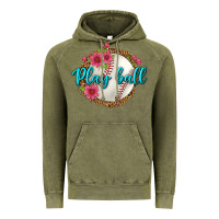 Vintage Olive play ball baseball Vintage Hoodie - BundleAndBundleShop