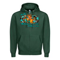 Sports Green with god all things are possible. cross Zipper Hoodie - AdoDesignShop
