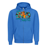 True Royal with god all things are possible. cross Zipper Hoodie - AdoDesignShop
