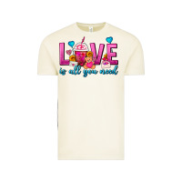 Vintage Arctic Love Is All You Need Valentines Day Frappe Coffee Vintage Tee - FaDigitalArtStudio