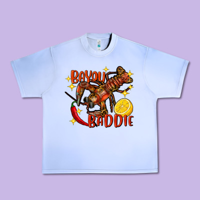 Crawfish Bayou Baddie Urban Heavy Tee Designed By Fadigitalartstudio