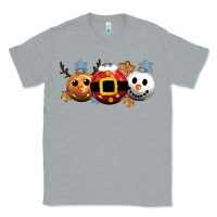 Heather Grey christmas Classic Tee - CowGirlArtShop
