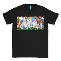 Black Easter Bunnies Classic Tee - RanaPortraitStore