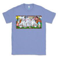 Colony Blue Easter Bunnies Classic Tee - RanaPortraitStore