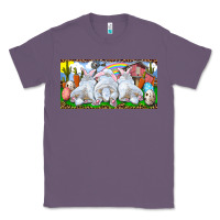 Lavender Easter Bunnies Classic Tee - RanaPortraitStore