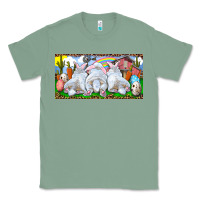 Sage Easter Bunnies Classic Tee - RanaPortraitStore