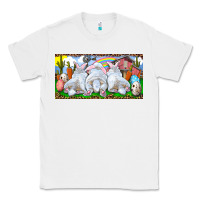 White Easter Bunnies Classic Tee - RanaPortraitStore