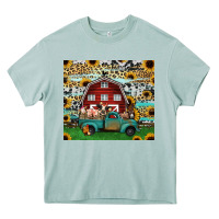 Arona farm animals red barn tumbler 20oz Heavy Core Tee - Jasminsmagicworld