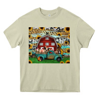 Mossy farm animals red barn tumbler 20oz Heavy Core Tee - Jasminsmagicworld