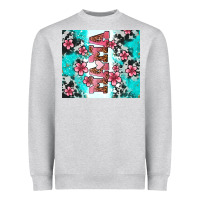 Heather Grey floral mama Heavyweight Sweatshirt - AdoDesignShop