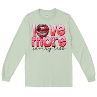 Matcha love more worry less Long Sleeve Tee - FaDigitalArtStudio