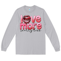 Moon Dust love more worry less Long Sleeve Tee - FaDigitalArtStudio