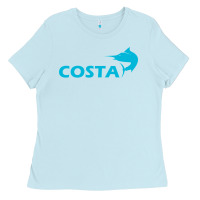 Baby Blue costa Ladies Tee - artisFamous