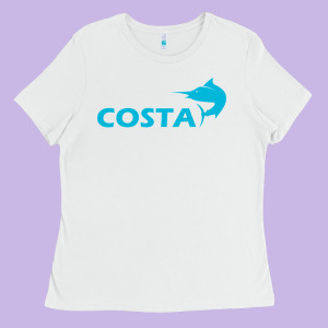 Costa Ladies Tee Designed By Artisfamous