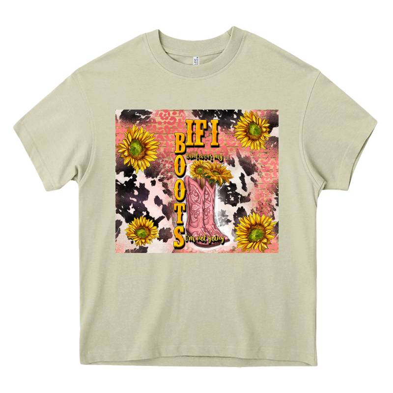 Cowgirl Boots Sunflower Heavy Core Tee by TumblerDesignByShophia | Teevron