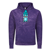 Cloud Purple winter gnome with snowflake Vintage Hoodie - BundleAndBundleShop