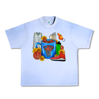 Grape Ice Basketball Coffee cup Urban Heavy Tee - FaDigitalArtStudio