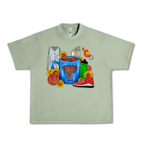 Oil Green Basketball Coffee cup Urban Heavy Tee - FaDigitalArtStudio