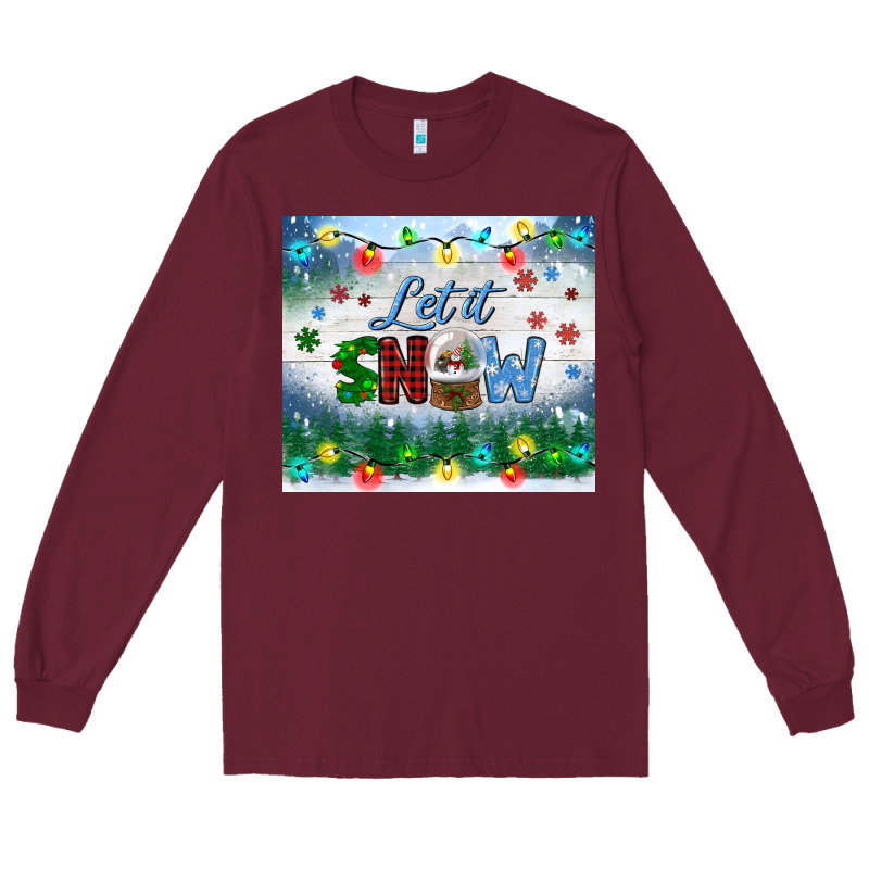 Let It Snow Tumbler Long Sleeve Tee by BundleAndBundleShop | Teevron