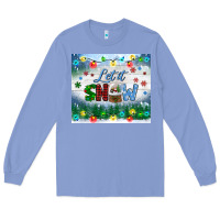 Colony Blue let it snow tumbler Long Sleeve Tee - BundleAndBundleShop