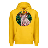 Lemon christmas pig Premium Hoodie - LillyAllenDesigns