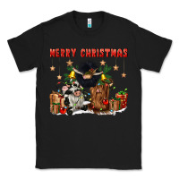 Black merry christmas Classic Tee - CowGirlArtShop