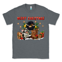 Charcoal Heather merry christmas Classic Tee - CowGirlArtShop