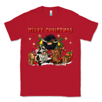Red merry christmas Classic Tee - CowGirlArtShop