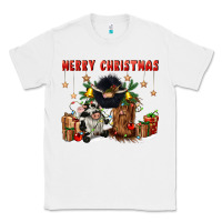 White merry christmas Classic Tee - CowGirlArtShop