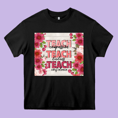 Teacher Life Heavy Core Tee Designed By Tumblerdesignbyshophia