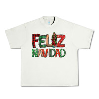 Pistachio Feliz Navidad our lady of Guadalupe Christmas Urban Heavy Tee - Jasminsmagicworld
