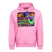 Fuchsia Pink bad witch vibes Urban Hoodie - JahusDesignShop