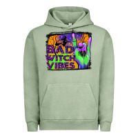 Pigment Oil Green bad witch vibes Urban Hoodie - JahusDesignShop
