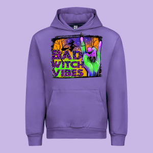 Bad Witch Vibes Urban Hoodie Designed By Jahusdesignshop